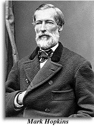 Photo of Mark Hopkins the railroad magnate