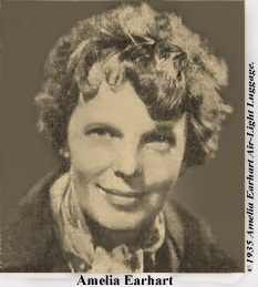 Photo of Amelia Earhart ©1935 Amelia Earhart Air-Light Luggage